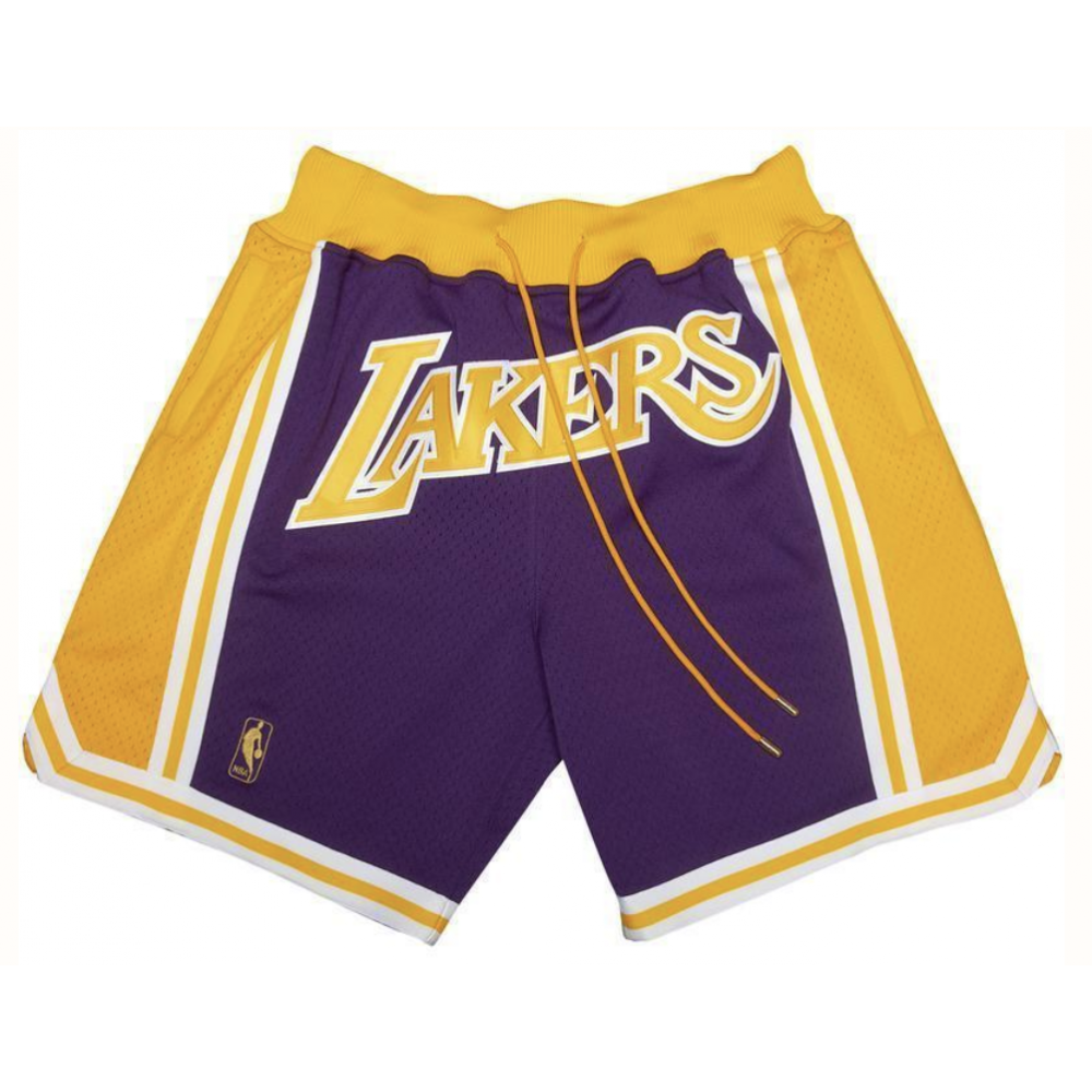 Los Angeles Lakers Purple Throwback Short