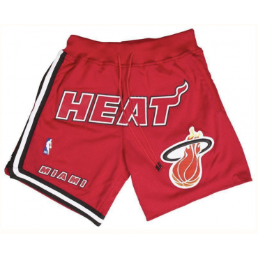 Miami Heat Red throwback Short