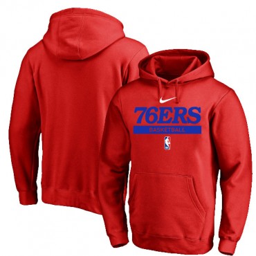 PHILADELPHIA 76ERS HOODIE RED