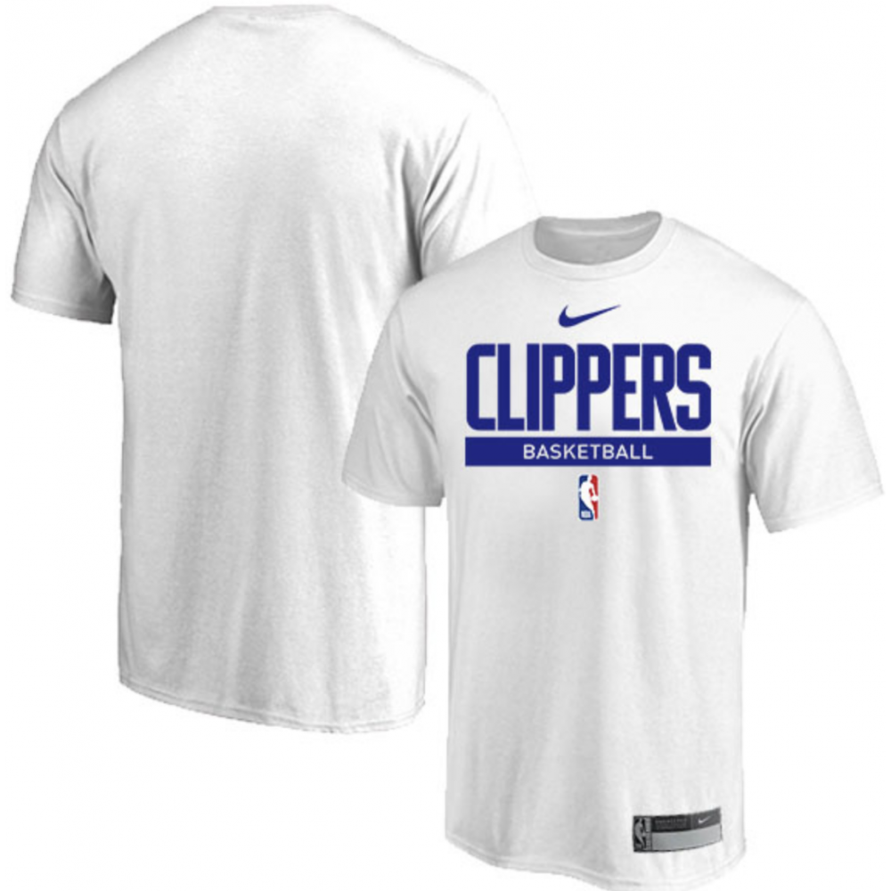 LOS ANGELES CLIPPERS WHITE TSHIRT NBA ONLYCLASSIC