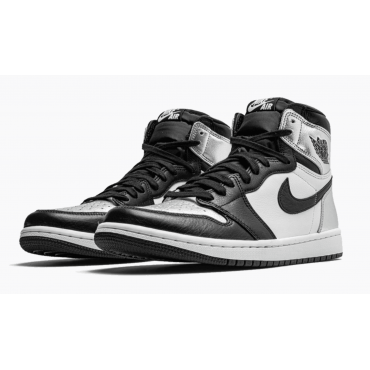 SILVER TOE AIR JORDAN 1...