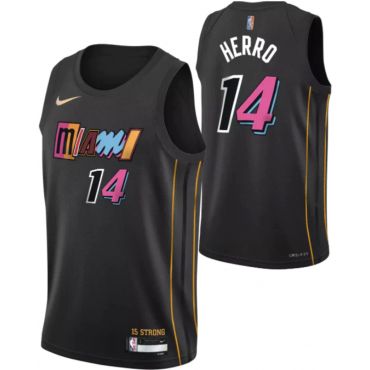 MIAMI HEAT SWINGMAN JERSEY BLACK