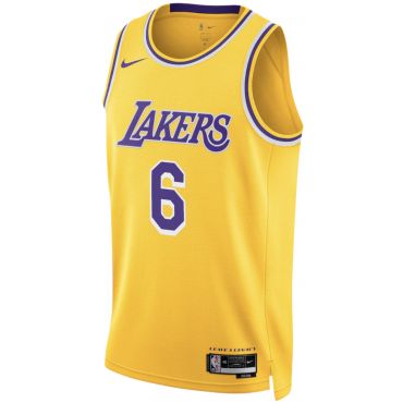 Authentic Jersey Lebron James Los Angeles Lakers yellow